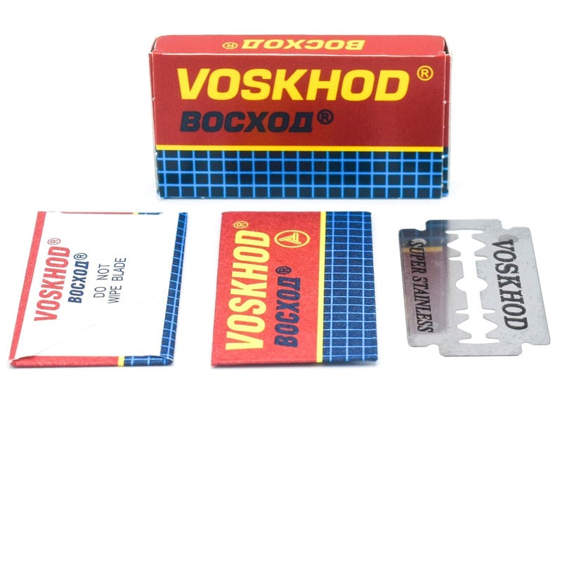 Voskhod, 100 Double Edge Safety Razor Blades, 100 Count - Image 2